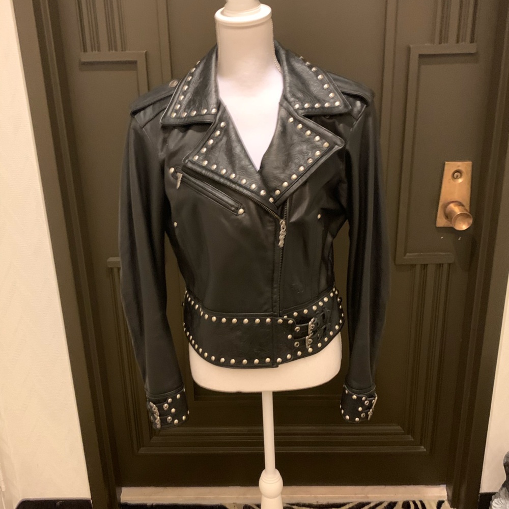 Vintage Harley-Davidson Studded Leather Jacket